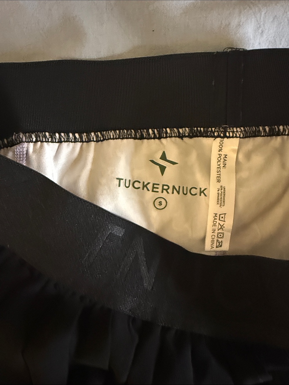Tuckernuck Black Mesh Skirt with Elastic Waistband